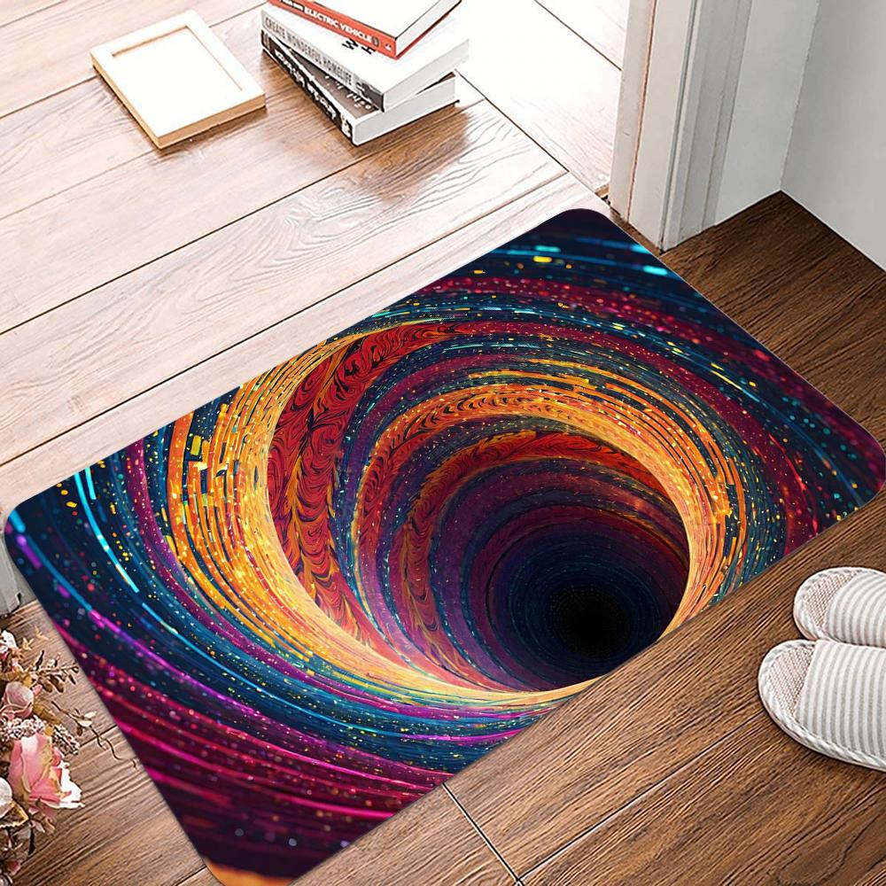 3D Optical Illusion Entrance Doormat Funny Indoor Outdoor Rug Non Slip Bath Bedroom Kitchen Carpet Home Decor
