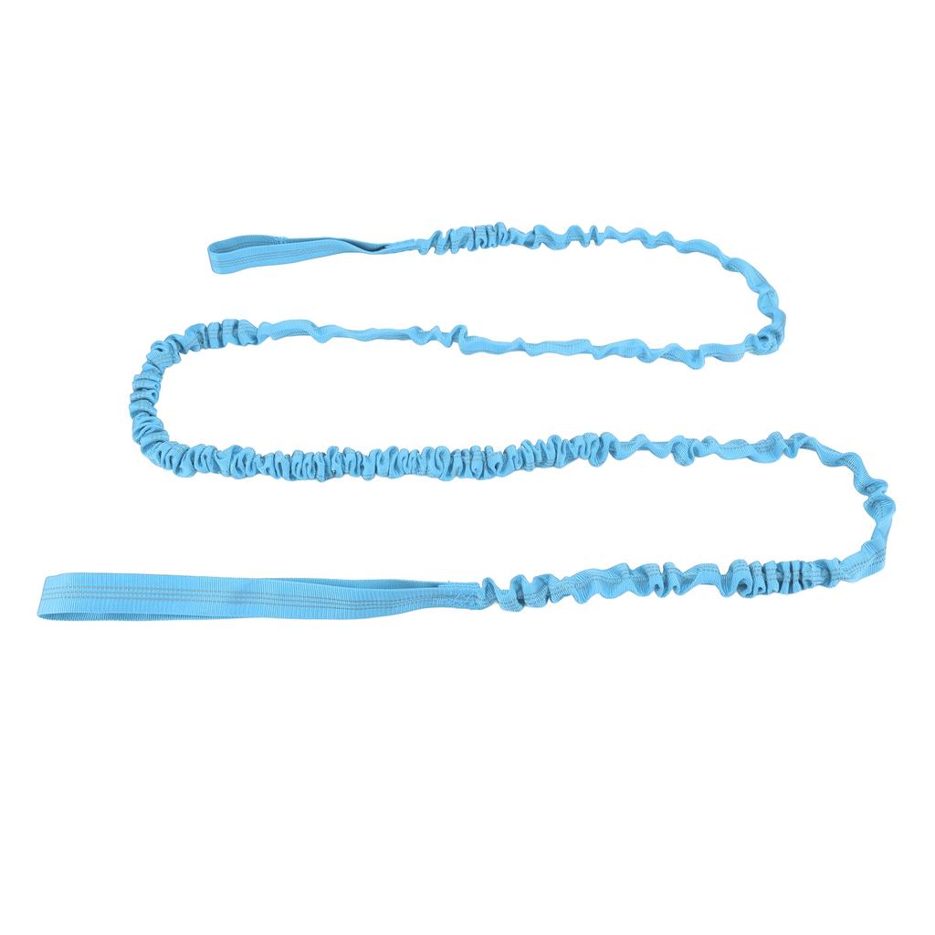 Bike Tow Bar Nylon Material Stretchable Design Natural Length 2.7m Portable Bike Towing Rope for Running Walking Blue