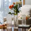 Vase Ornament Living Room Flower Arrangement Glass Transparent Light Luxury High-end Feeling Water Nourishment Lily Rose Hydropo