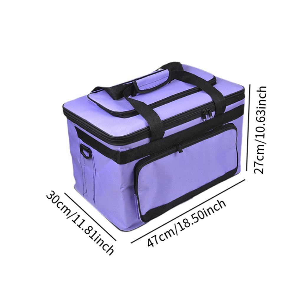 Art Supply Storage Bag Carry Case with Handle with Adjustable Shoulder Strap