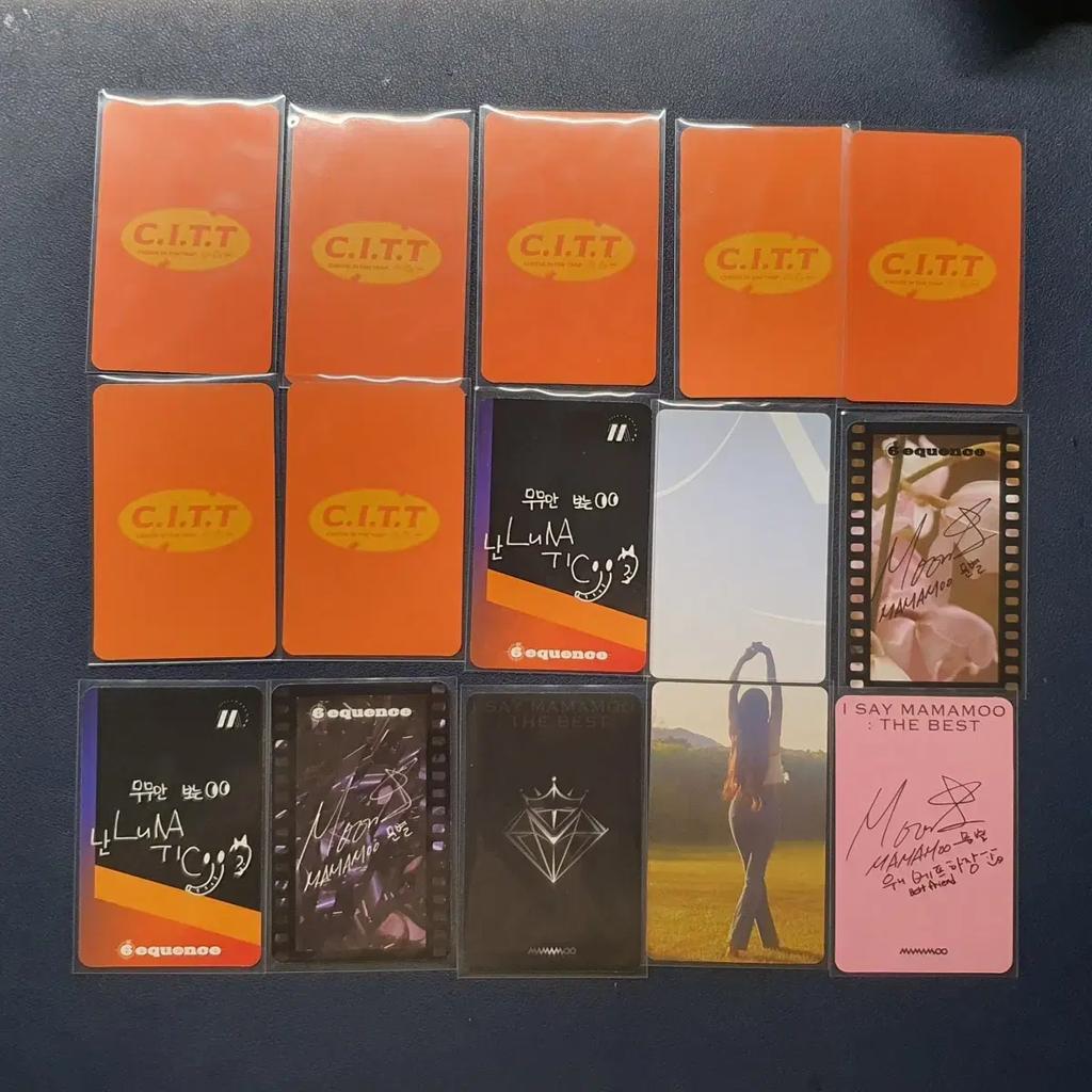 MAMAMOO individual album photocards bundle sale