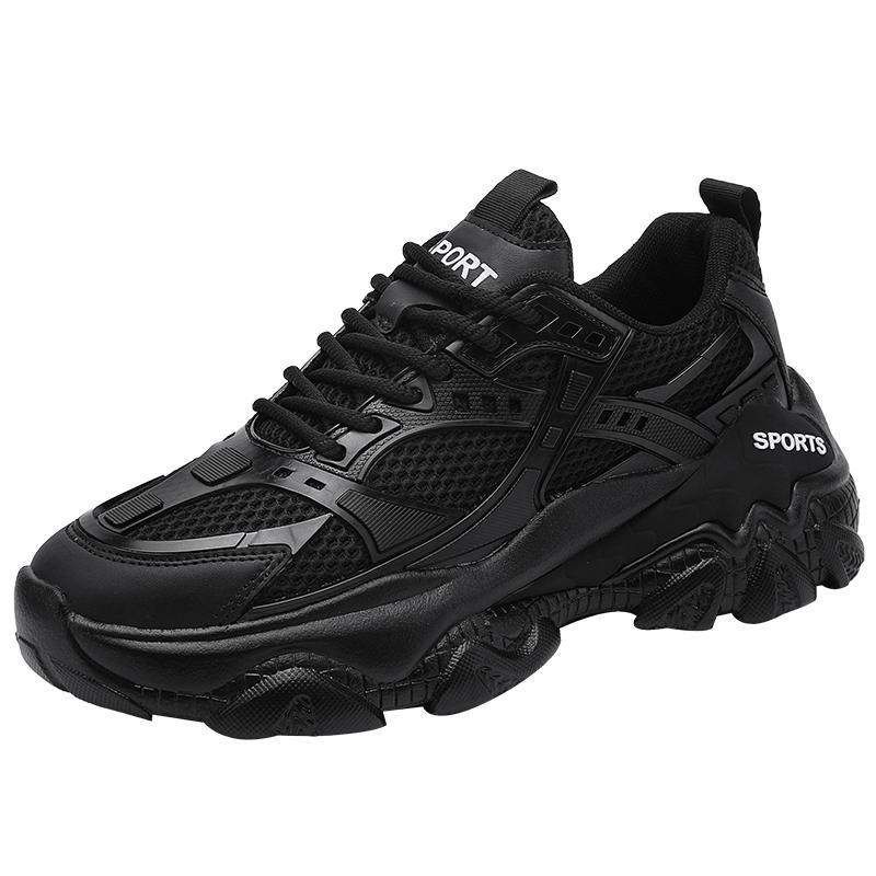 

Модная Горячая Модель Мужская Повседневная Обувь Дышащая Удобная Мужские Кроссовки Износостойкие Высокоэластичные Трендовые Подходящие ко всему Повседневные Туфли для Мужчин 44 чёрный