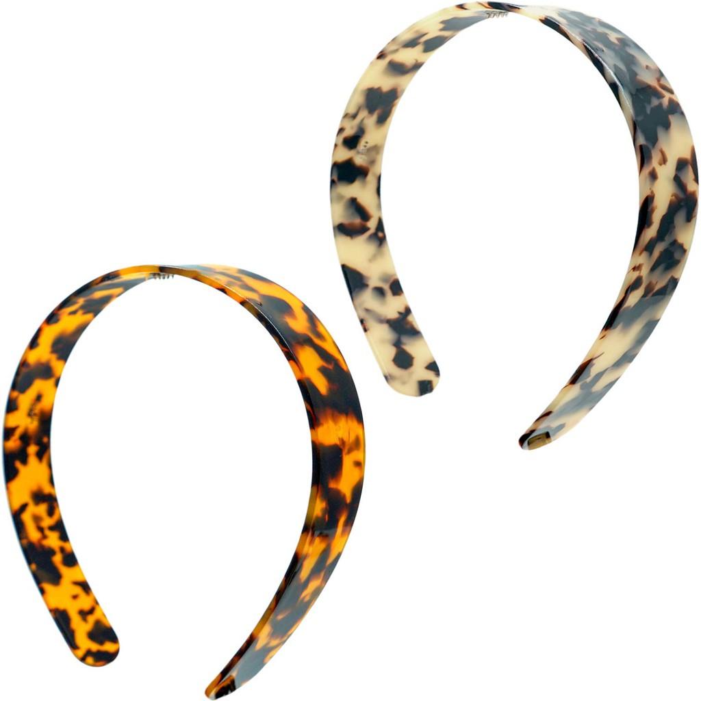 Brown skinny headband plastic crystal narrow thin grip teeth hair band tortoise Brown skinny headband plastic crystal narrow thin grip teeth hair band tortoise