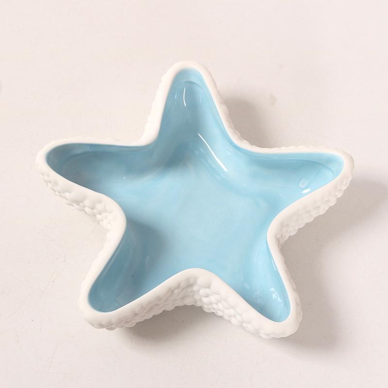 Creative and Personalized Hydroponic Flower Pots Ashtrays Anti Fly and Anti Wind Dust Home Starfish Ins Ceramic Ornaments