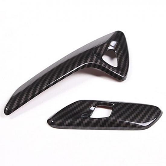 Carbon Fiber Interior Door Handle Molding Cover Trims for Corvette C7 2014-2018
