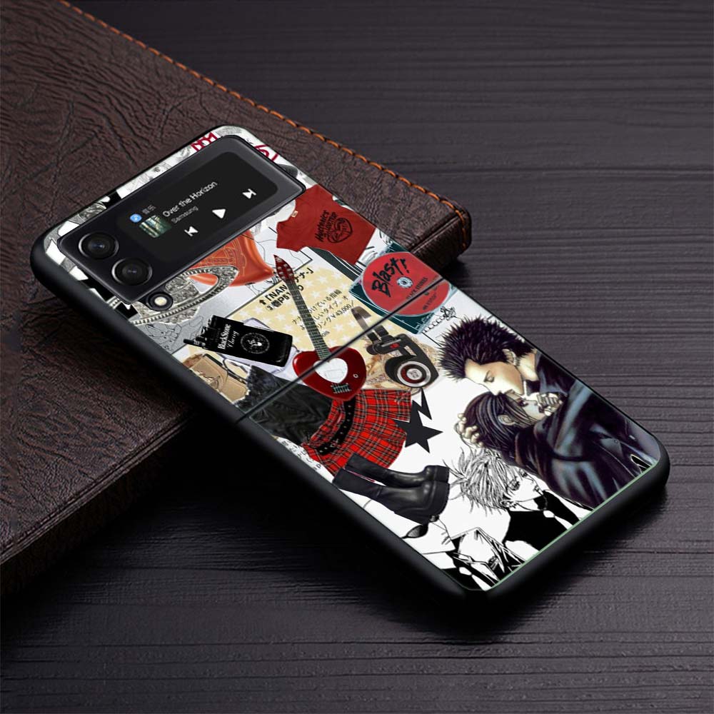 Nana Anime Na Na Girl Zflip4 Zflip5 Phone Case For Samsung Z Flip3 Flip4 Flip5 5G zFlip 4 5 Cover Cellphone Shell Caso Fundas