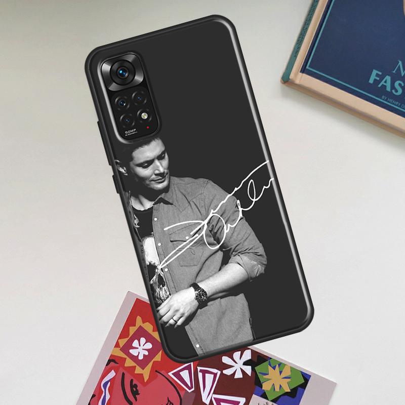 Supernatural Jensen Ackles Case For Xiaomi Redmi Note 13 14 Pro 12 11 10 15 Pro Plus Redmi 15C 14C 13C 10C 12C 15 Cover