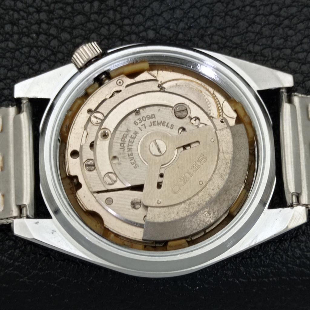 JAPAN VINTAGE SEIKO 5 AUTOMATIC REFURBISHED MENS GREEN DIAL WATCH a440408-4 Sk-a440408