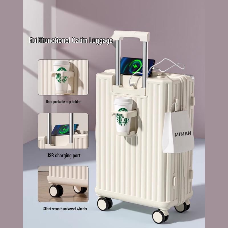 Yuansiyi Durable Spinner Luggage 22 inches