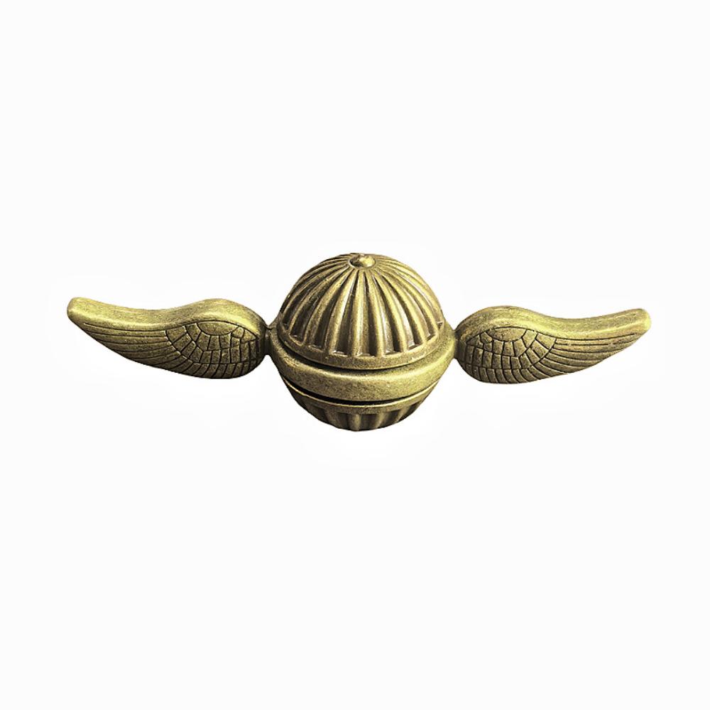 Angel Wings EDC Fidget Spinner – Gold Cupid Wings Design Stress Relief Toy