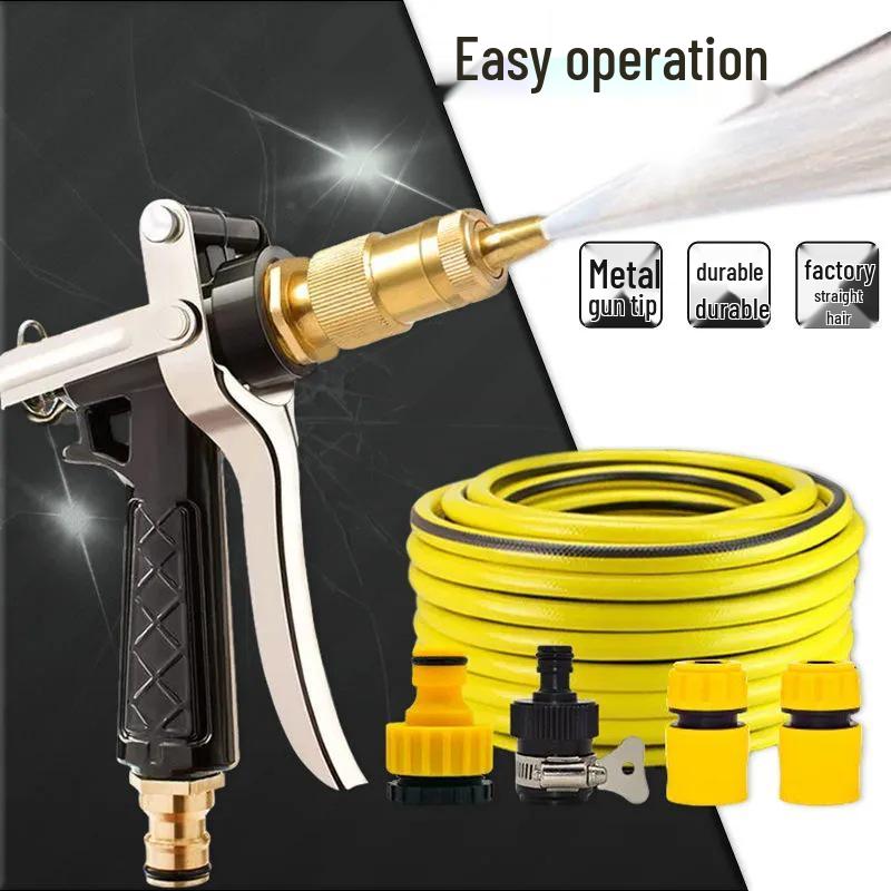 New Multi-Functional High-Pressure Car Wash Spray Gun with Anti-Freeze, Explosion-Proof Soft Hose