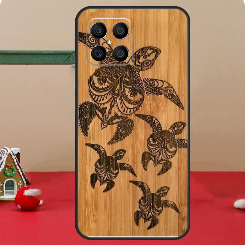 Swimming Freshwater Sea Turtles Case For Honor Magic 6 7 8 Pro Honor 400 200 70 90 Lite X8c X8b X9a X9b X9c X9d Win RT Cover
