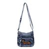 Retro Niche Denim Shoulder Bag Women's 2025 Autumn New Lazy Style Fashion Messenger Bag Casual Travel Bag