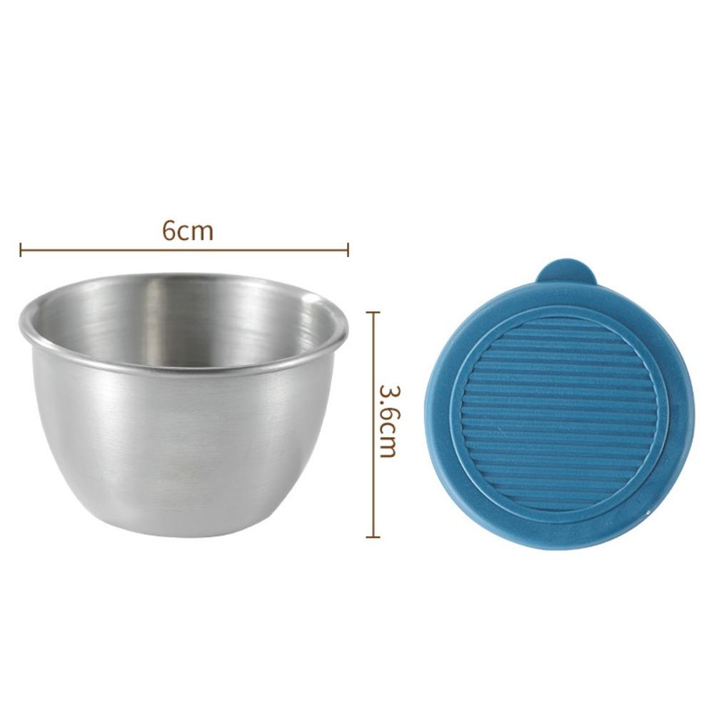 Cupa pentru sos din oțel inoxidabil Urs Recipiente pentru condimente Cutie portabilă pentru condimente Bucătărie