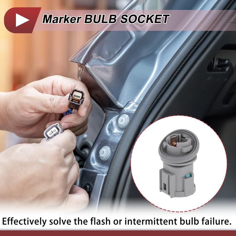 X Autohaux 1 Pcs Marker Light Socket for Nissan 350Z 03-06 No.2625070F00 Lamp Bulb Connector