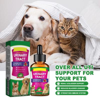 Pet Care Drops To Ease Pain And Discomfort In Cats And Dogs, General Pet Care Solution 60ml