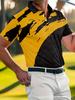 Polo Manica Corta Grafica Tribale Cool, Moda Casual da Uomo