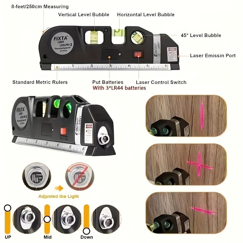 Laser Level, Multifunctional Infrared Laser Level, High-precision Marking Device, Marking Ruler, Measuring Instrument
