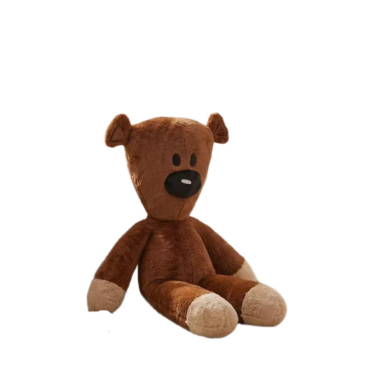 Funny Big Mr Bean Teddy Bear Plush Toy Comedy Cartoon Movie Figure Cute Animal Baby Stuffed Doll Soft Pillow Decor 27cm коричневый