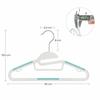 SONGMICS Children's Hangers, Non-Slip Junior Hangers, Kids' Hangers, Baby Hangers, Shape-Retaining Hangers, Collar Protection, Space-Saving, Slim, Mul