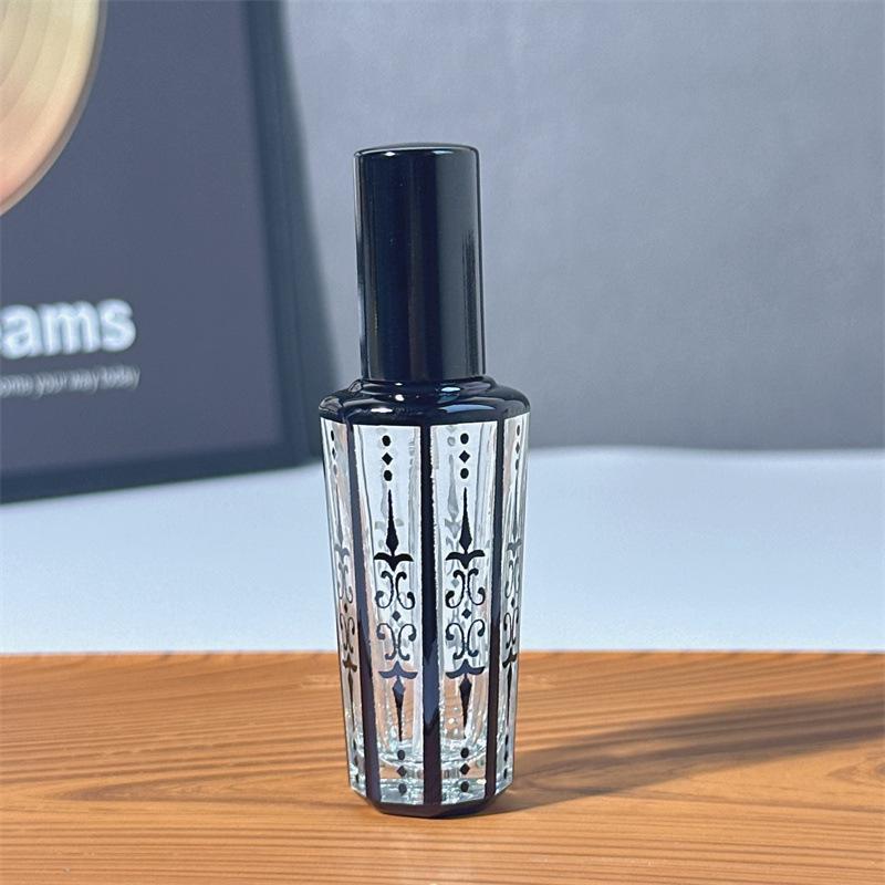 1pc 15ml Vintage Totem Floral Pattern Perfume Refillable Spray Bottle, Portable Travel Perfume Spray Bottle For Storing Perfume
