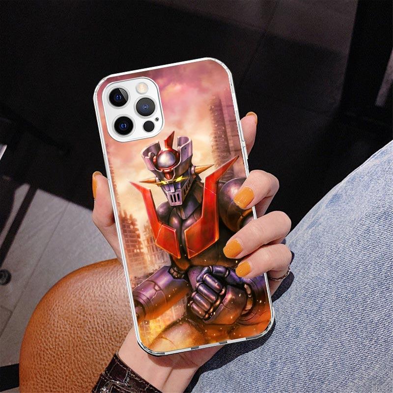 Manga Mazinger Z Anime Phone Case For iPhone 17 Air 16 Pro Max 16E 15 + 14 Plus 11 12 13 Mini 7 8 SE Gift Print Cover Fundas 17