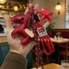 PU Leather Leather Pony Bag Charm Vintage Style Horse Bag Pendant  Backpack Decoration