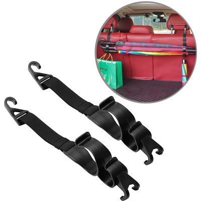 Car Trunk Storage Hook Multi-function Rear Seat Headrest Hanging Hook Umbrella Bag Holder For Car Interior Stowing