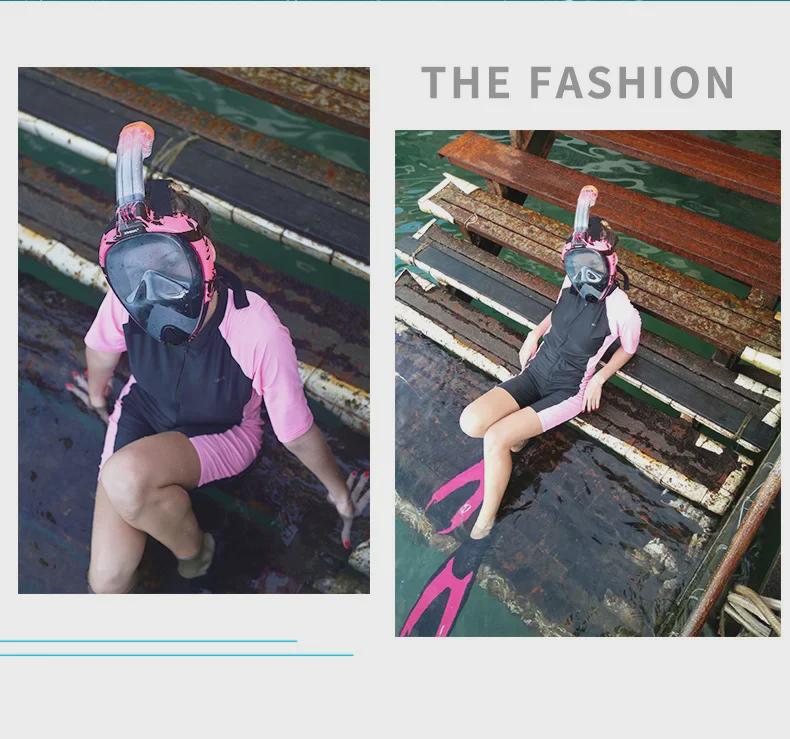 Shuaipu Full Dry Anti-Fog Snorkeling and Diving Mask with 180° Panoramic View