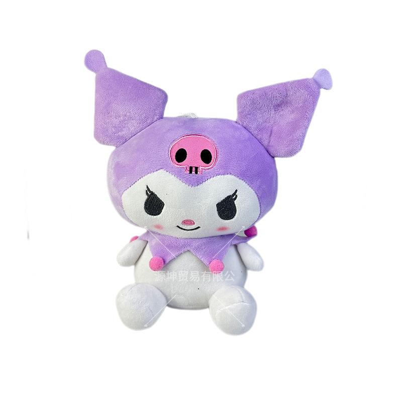 

Японская 8-дюймовая плюшевая кукла Sanrio Kuromi в аниме-стиле для детей, в наличии 20cm фиолетовый