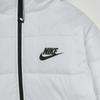 Nike Logo Print Windproof Breathable Hooded Zip-Up Long Sleeve Down Jacket Women Outerwear DJ6996-100