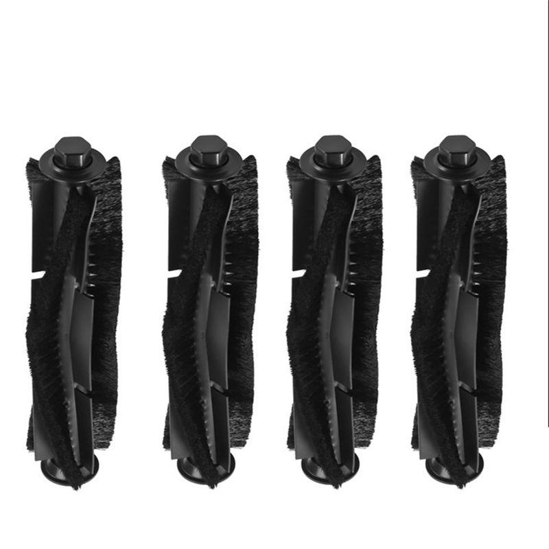 

ABJI-4Piece 4Pcs Vacuum Cleaner Roller Brush For VIOMI S9 Robot Vacuum Cleaner Parts Accessories чёрный
