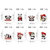 National Day five-star red flag commemorative badge, patriotic panda, literary clothing, schoolbag decoration, oil drop brooch