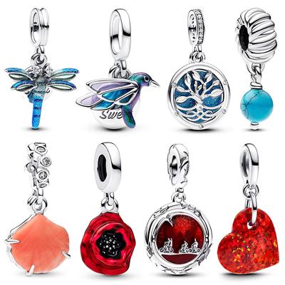 Pandantive Originale Mărgele Charm Se potrivesc Brățară Originală Brățară Colier Femei Lux Bijuterii DIY Petrecere Festival Cadou