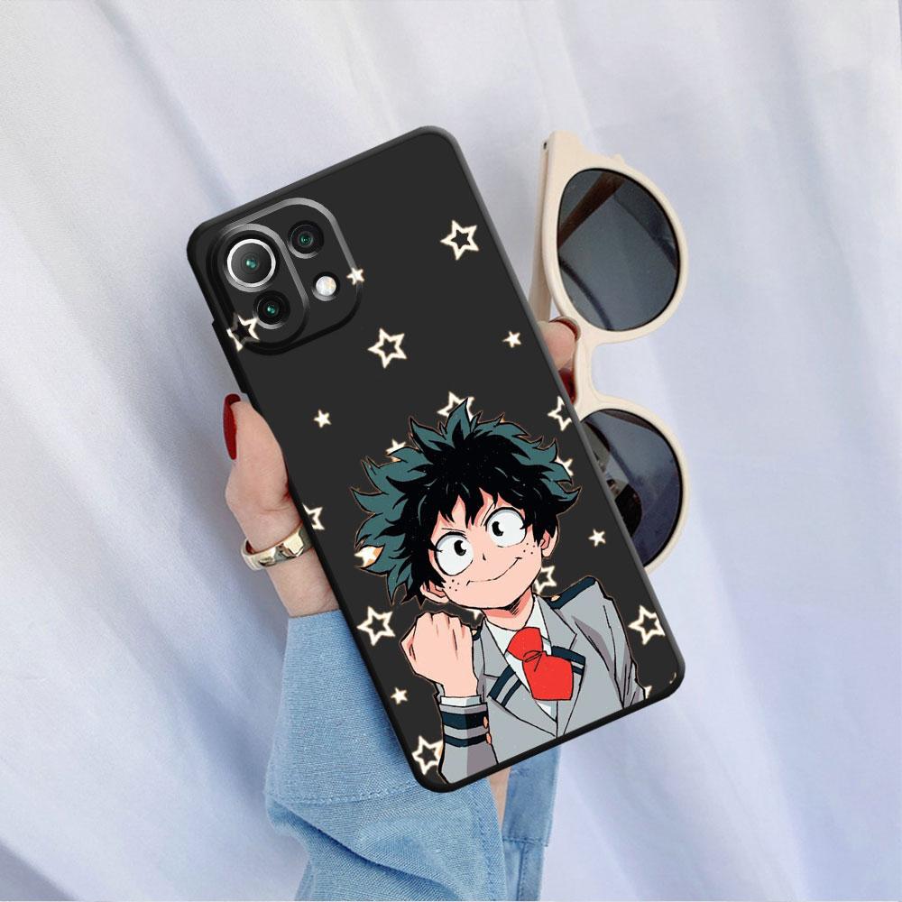 Anime My Hero Academia Case for Xiaomi Mi 11i 12X 11 Lite 11X 10T 12 Pro 11T 10 10S 12S Ultra TPU Black Phone Cover Shell