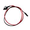 5 Pcs 50Cm 2 Pin Sw Pc Power Cable On/Off Push Button Computer Case Switch Wire