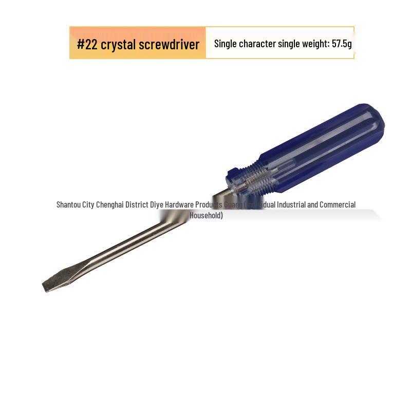 6mm Crystal Color Phillips Flathead Magnetic Screwdriver with Two-Color Strip