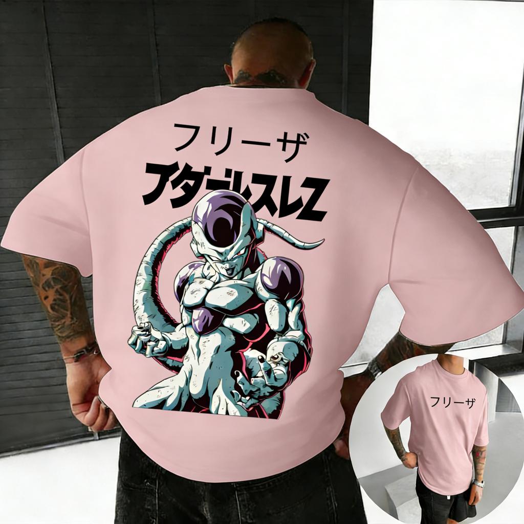 Plus Size Dragon Ball Anime Print Men Women Summer Tshirt Casual Parent Child TopsY2K Fashion Harajuku Style Streetwear