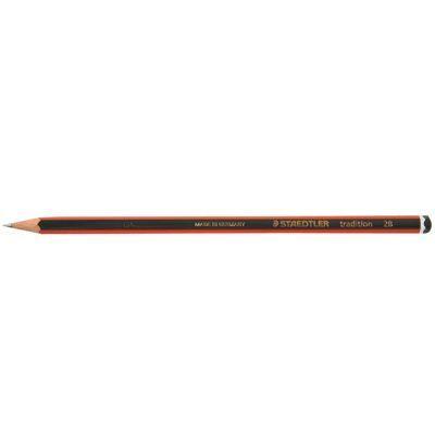 Crayon - STAEDTLER - Tradition 2B - Boîte De 12 - Graphite - Idéal Pour L'école Et Le Bureau
