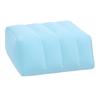 Inflatable Leg Elevation Pillow PVC Flocking Portable Inflatable Leg Wedge Pillow for Sleeping