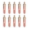 10pcs Gas Cutting Nozzle Heat Resistance High Concentricity Strong Flame Gathering Ability Welding Nozzle