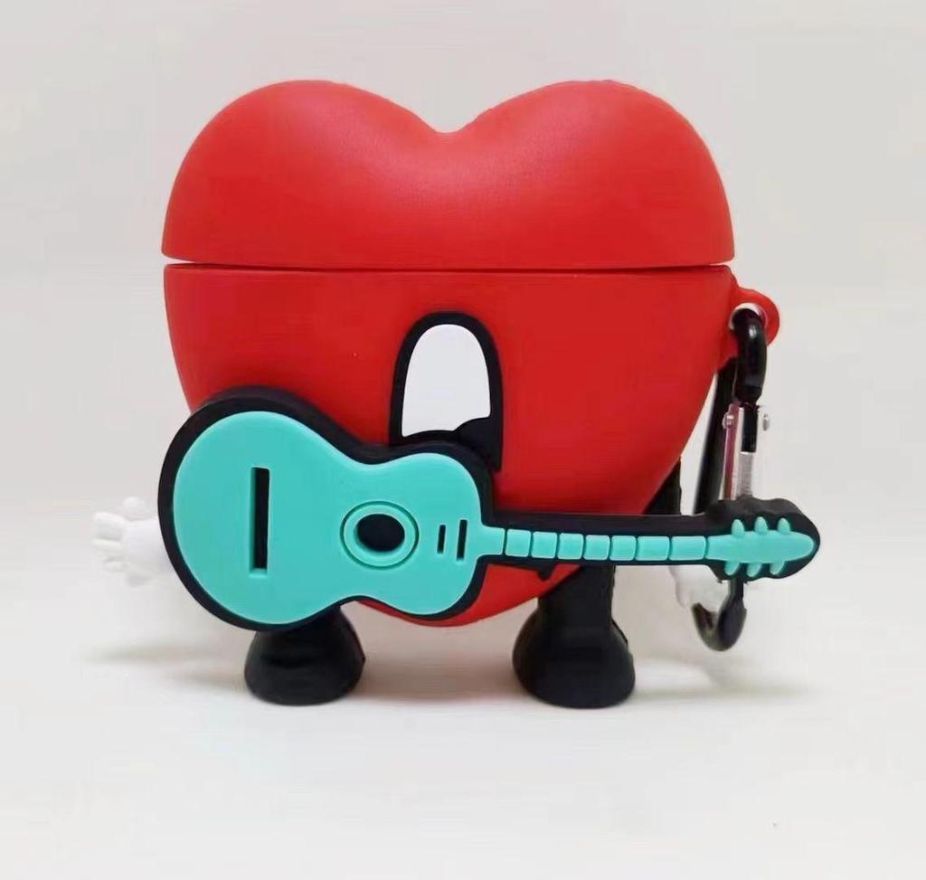 Cute 3D Bad Bunny Earphone Case For Airpods 1 2 3 Pro Yo Perreo Sola Maluma Wireless Headphone Cover For Air Pods 3rd Gen Box