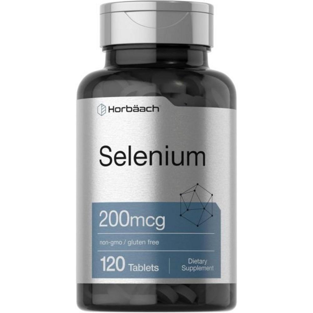 Horvaeck Selenium Supplement for Women and Men 200 micrograms 120 tablets