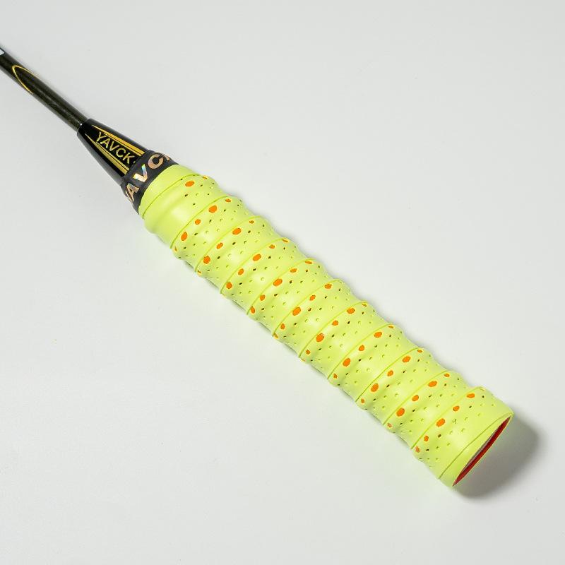 Dual-Color Perforated Grip Tape for Fishing Rods & Sports Rackets: Non-Slip, Breathable, Sweat-Absorbing, Wear-Resistant