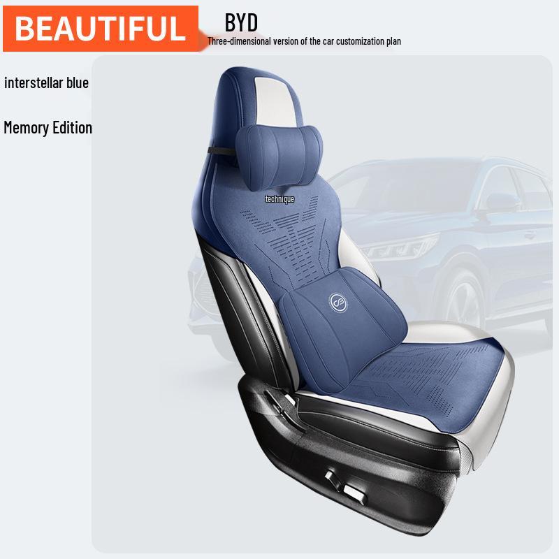 ZFL Sports Leather Seat Cushion Cover for BYD Song PLUS - All-Season Comfort