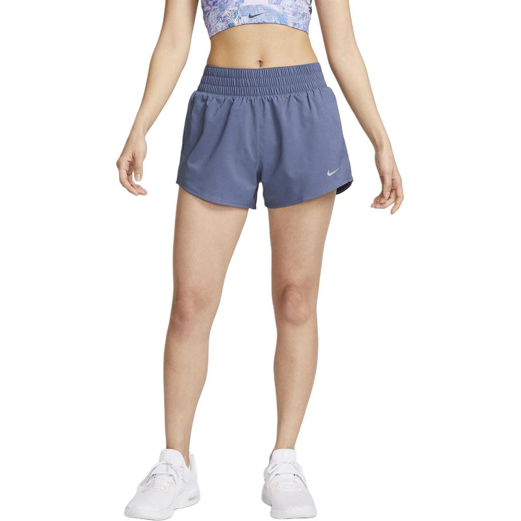 New Nike Casual Shorts Women's Fen Blue DX6011-491