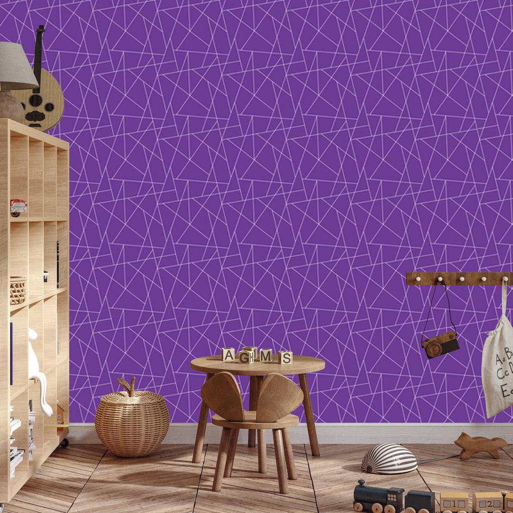 Wallpaper Geometric pattern purple, fine detail 50x1000