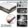10Pcs 25*18cm*5mm Sound Deadener Heat ulation Mat Car ulation Hood Silent