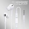 Wired Headphones with 3.5mm Stereo Mini Plug, In-Ear Type, with Microphone and Speaker, for Teleworking and Android Devices