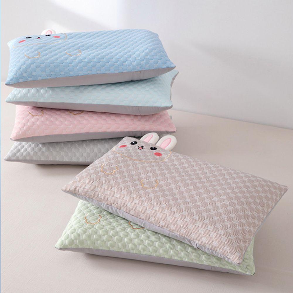 2Pcs Cartoon Pattern Summer Ice Bean Pillowcase Rectangular Pillow Protecter  Dormitory